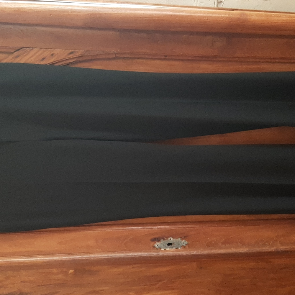 Lauren black slacks, boot cut.